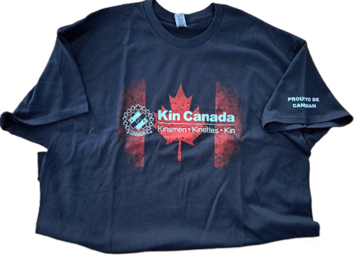 Close up Proud to Be Canadian T-shirt Black