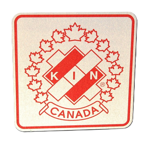 KIN Canada Square Reflective Road Sign (18")